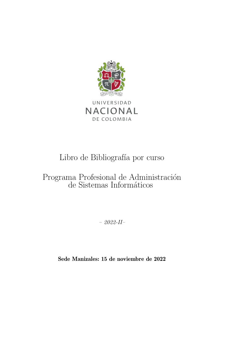 Libro de Bibliografía