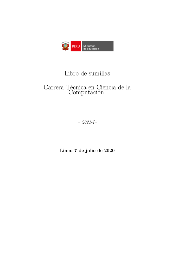 Libro de Sumillas